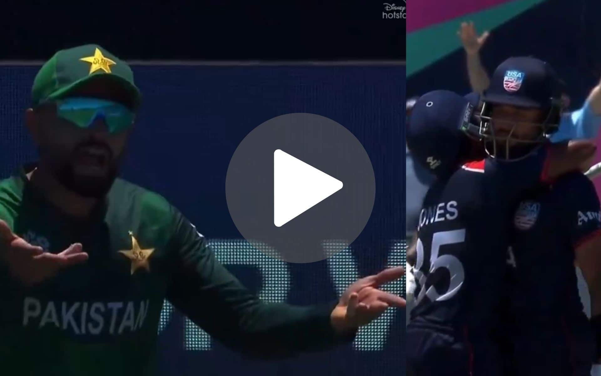 [Watch] Angry Babar Azam Gives Haris Rauf's Deadliest Stare As USA Take Game In Super Over